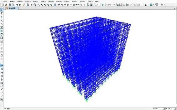 货架结构分析有限元模型